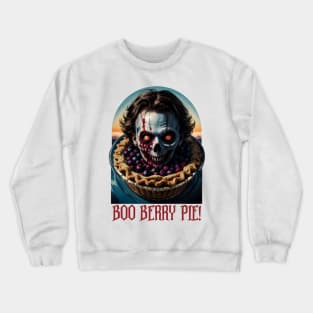 Boo Berry Pie Feast - Halloween Dessert Crewneck Sweatshirt